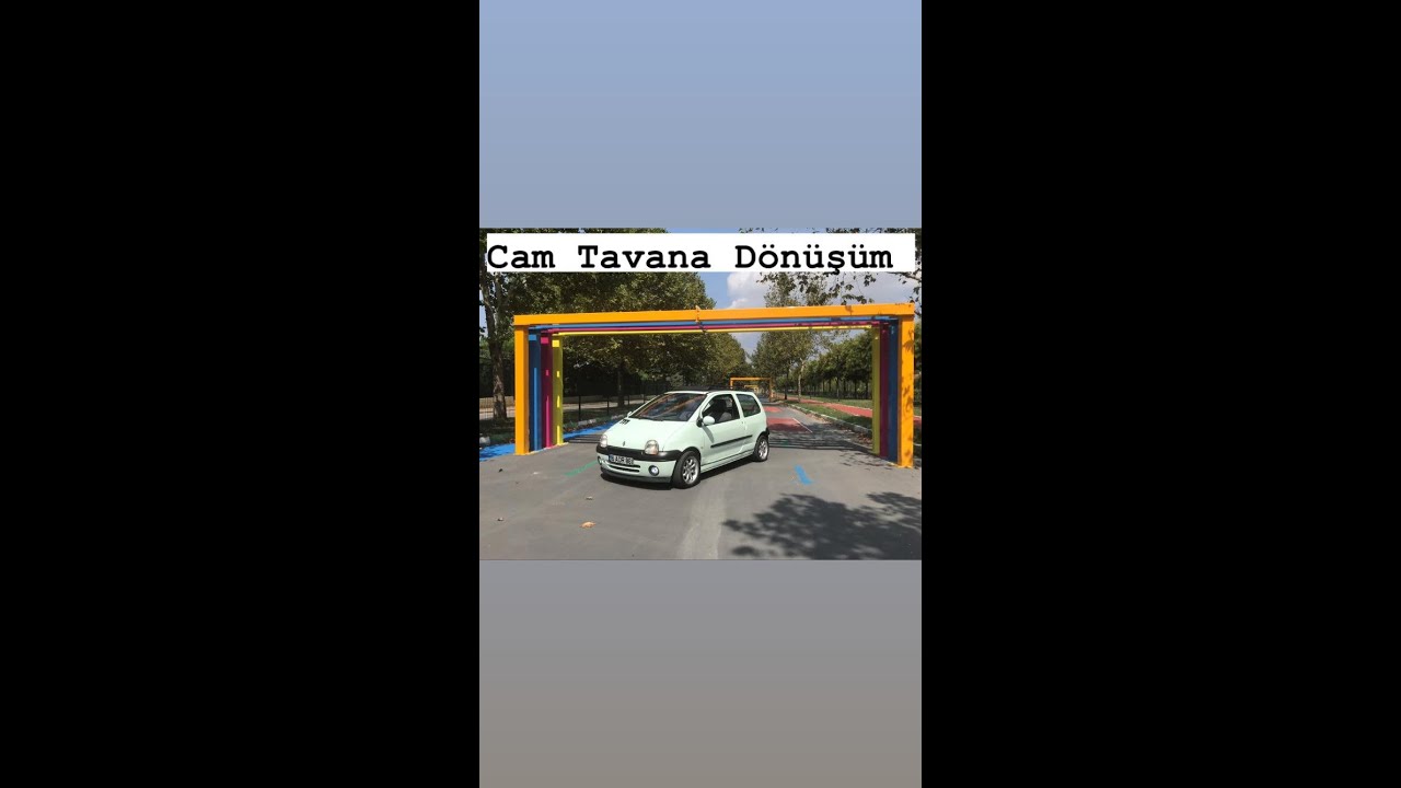 Twingo Branda Cam Tavan  montajı
