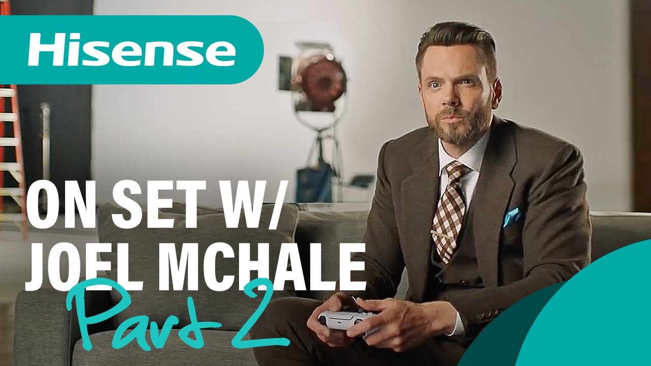 Gaming on Set with Joel McHale | Hisense U7G ULED TV