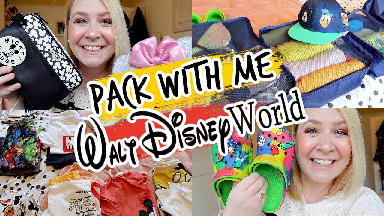 PACK WITH ME FOR WALT DISNEY WORLD! Primark Haul, Packing Cubes, & Making Lists!