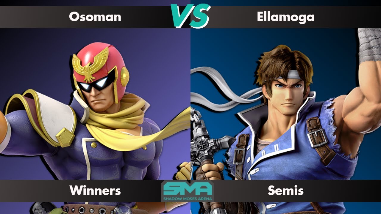 Osoman (Captain Falcon) VS Ellamoga (Richter) - Winners Semis - Shadow Moses Arena #6