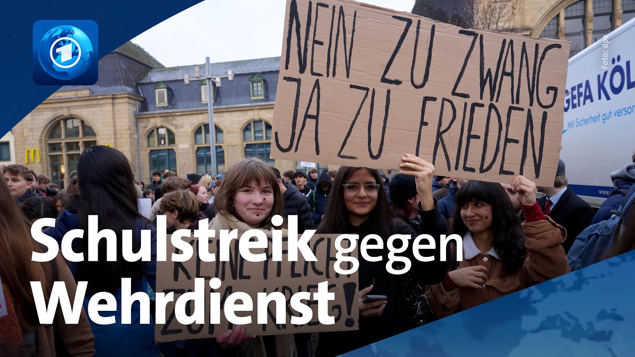 Protest gegen Wehrdienstreform: bundesweiter Schulstreik