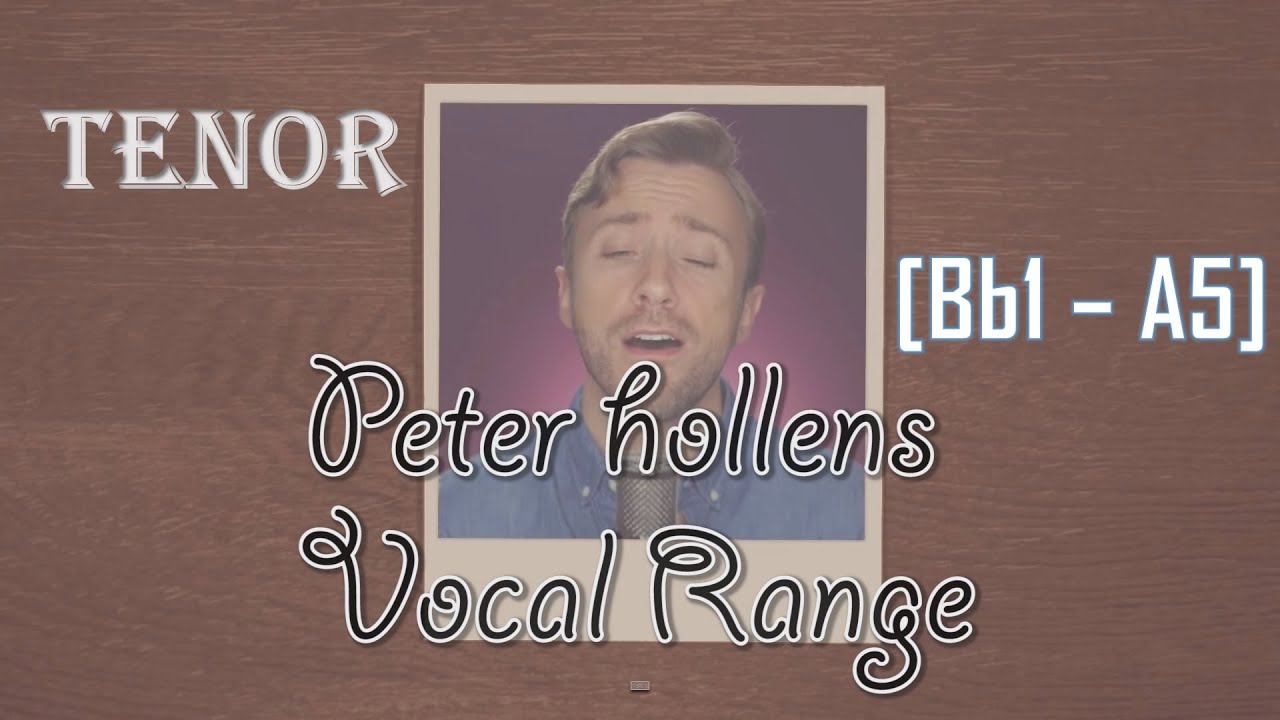 Peter Hollens Vocal Range (Long Version) | C♯2- A5 | HD