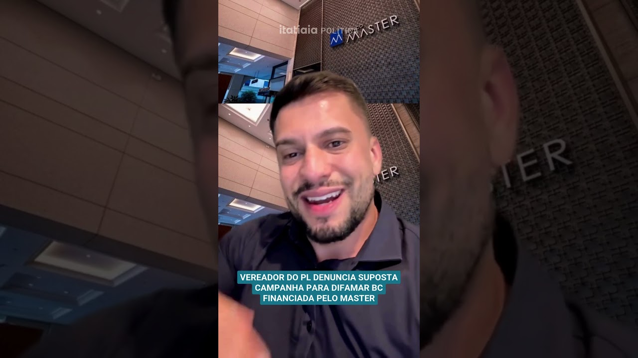 VEREADOR DO PL DENUNCIA SUPOSTA CAMPANHA PARA DIFAMAR BC FINANCIADA PELO MASTER