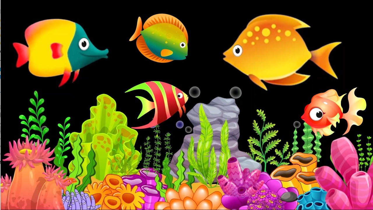 Calming Undersea Animation Baby Lullaby 🐟 Soothing fishes 🐟 Baby sleep music #243