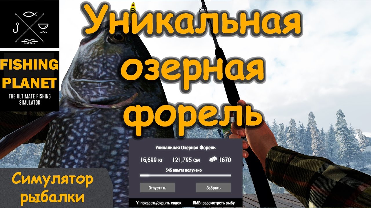 Fishing Planet 0.7.3 # Уникальная озерная форель. Альберта, озеро Вайт Мус