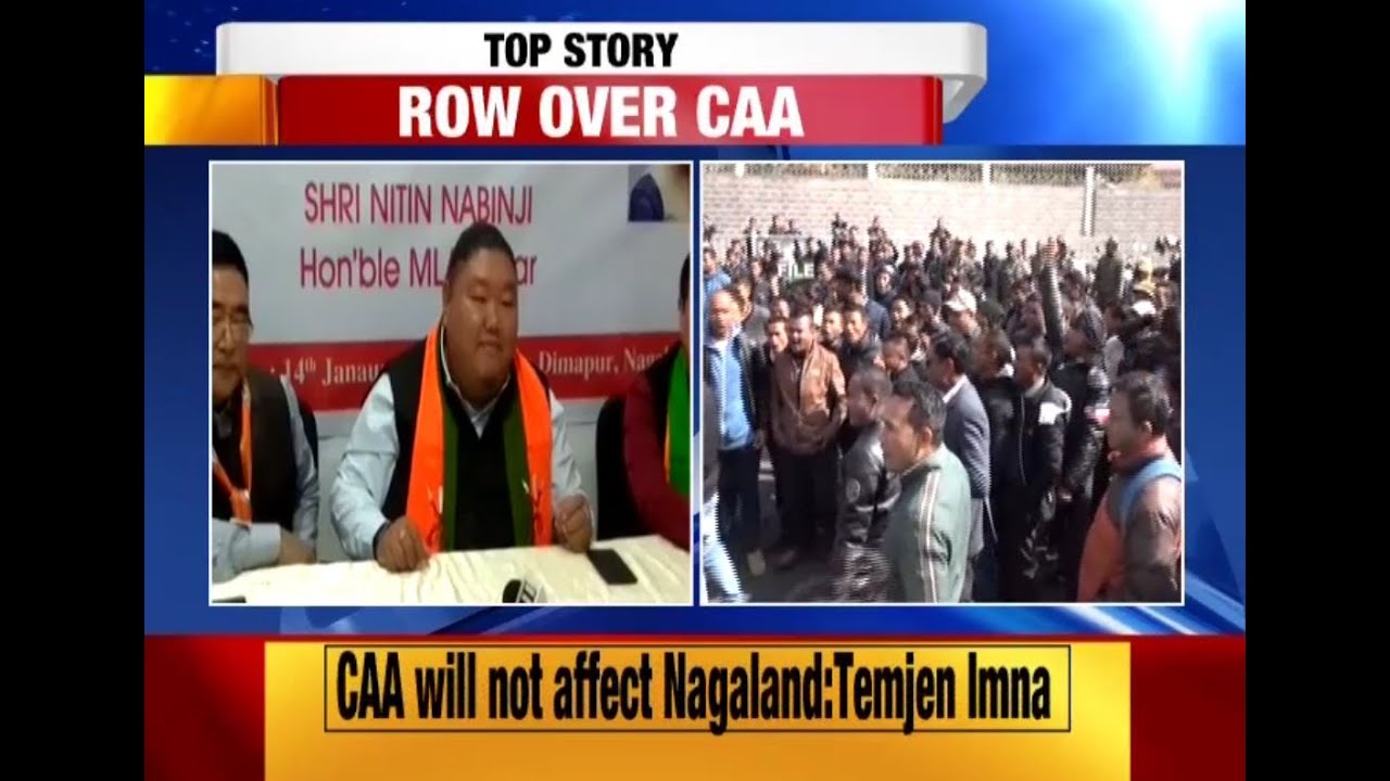 Nagaland: BJP prez Temjen Imna Along allays apprehensions over CAA; says Act will not affect state