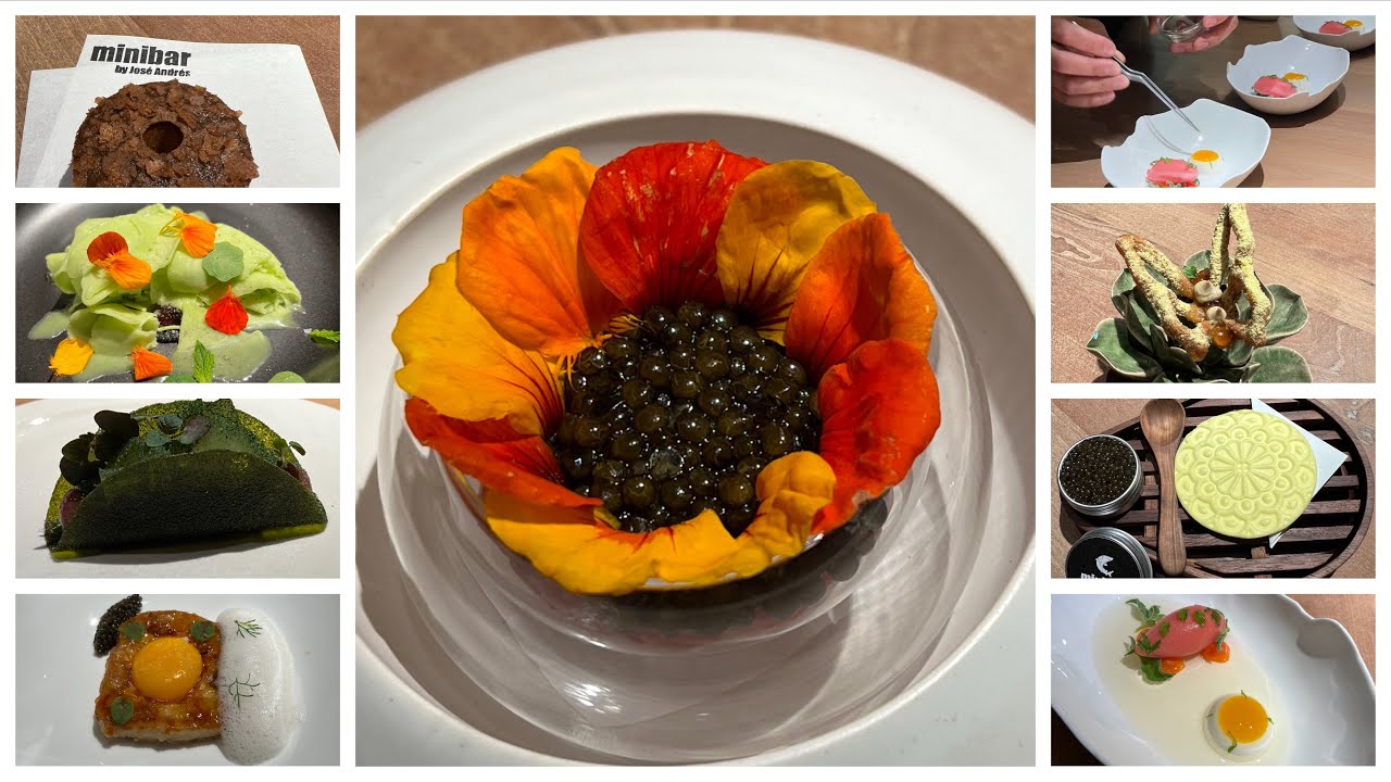 Jose Andres 2 Michelin Star Culinary Temple Minibar in Washington DC #foodie #restaurant #foodreview