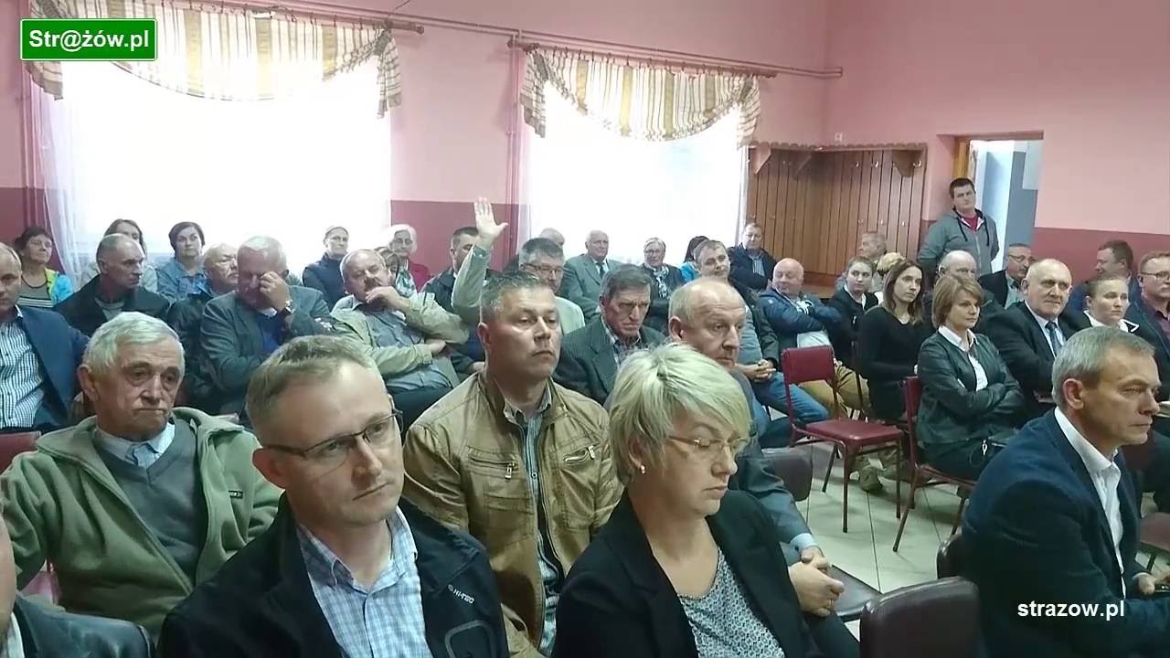 Relacja z zebrania wiejskiego Sołectwa Strażów - 25-09-2016