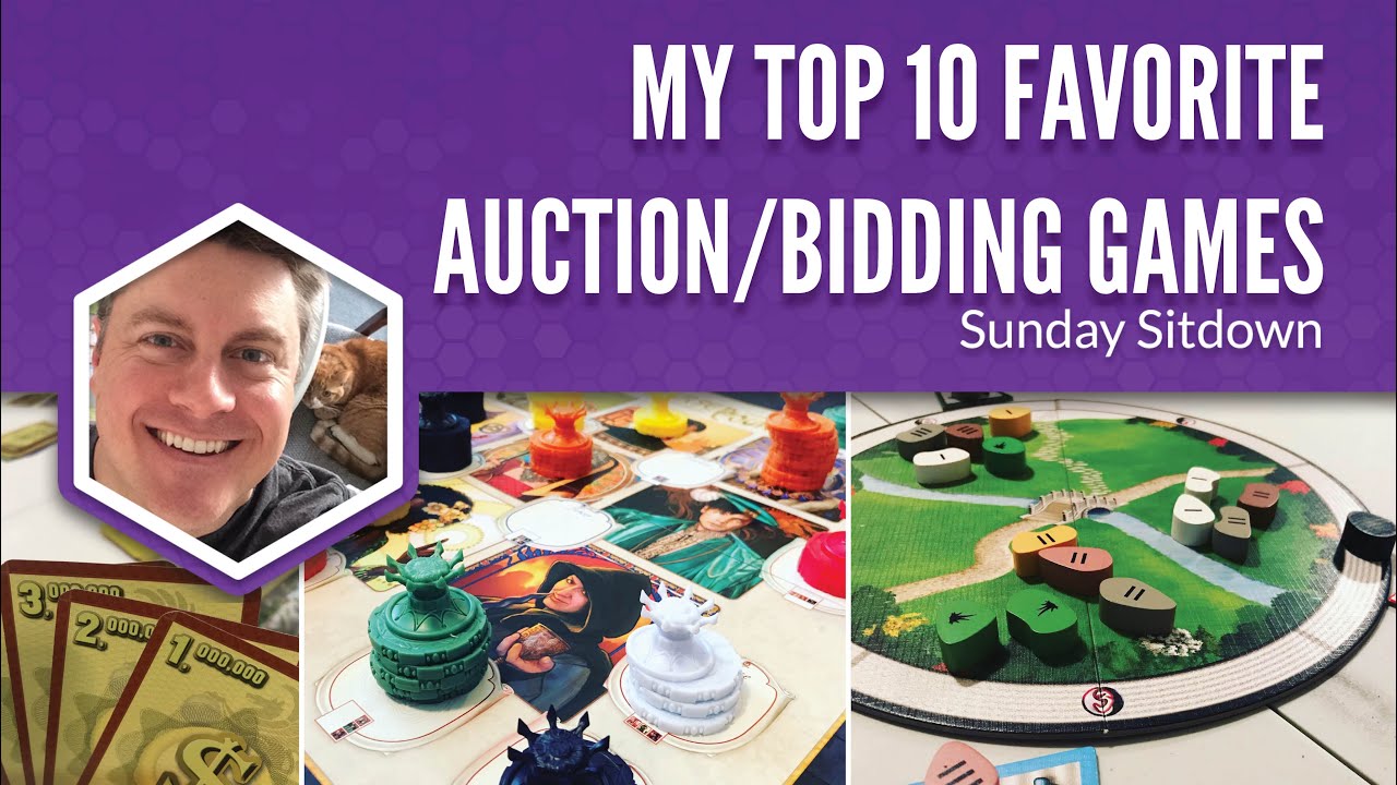 Top 10 Favorite Auction/Bidding Games