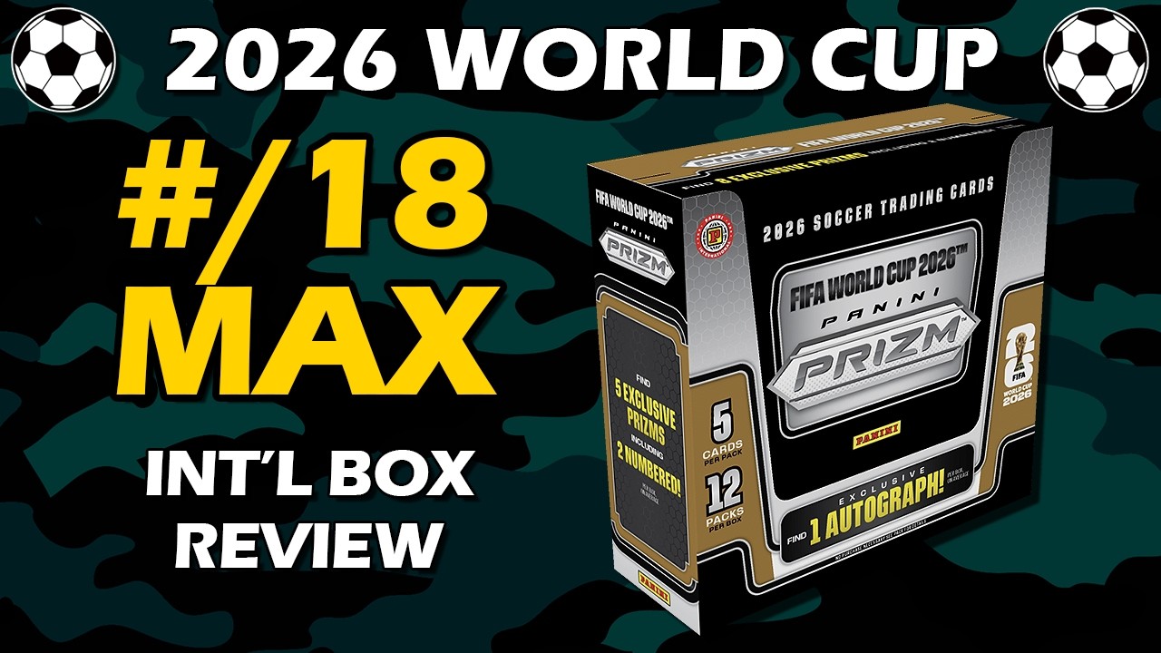 Обзор коллекционного набора Panini Prizm FIFA World Cup 2026 International Hobby Box