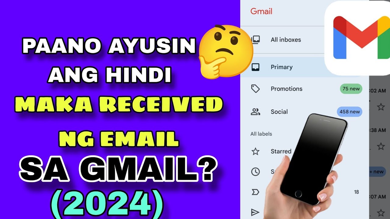 Paano ayusin ang hindi maka receive ng email sa gmail? (2024)