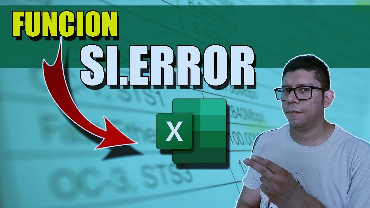 Como USAR la funcion SI.ERROR en EXCEL