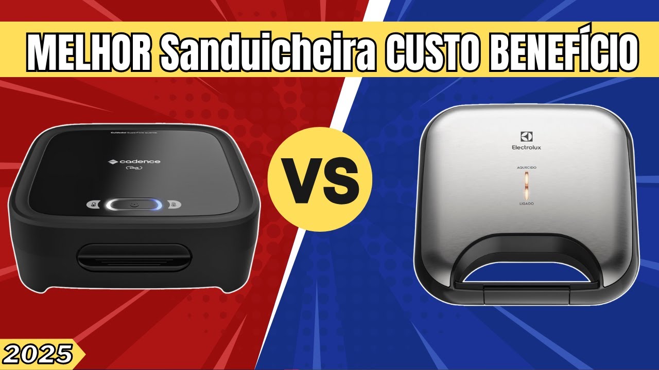 Cadence Click vs Electrolux ESG20 | Qual a MELHOR Sanduicheira de 2025? [Comparativo Completo]