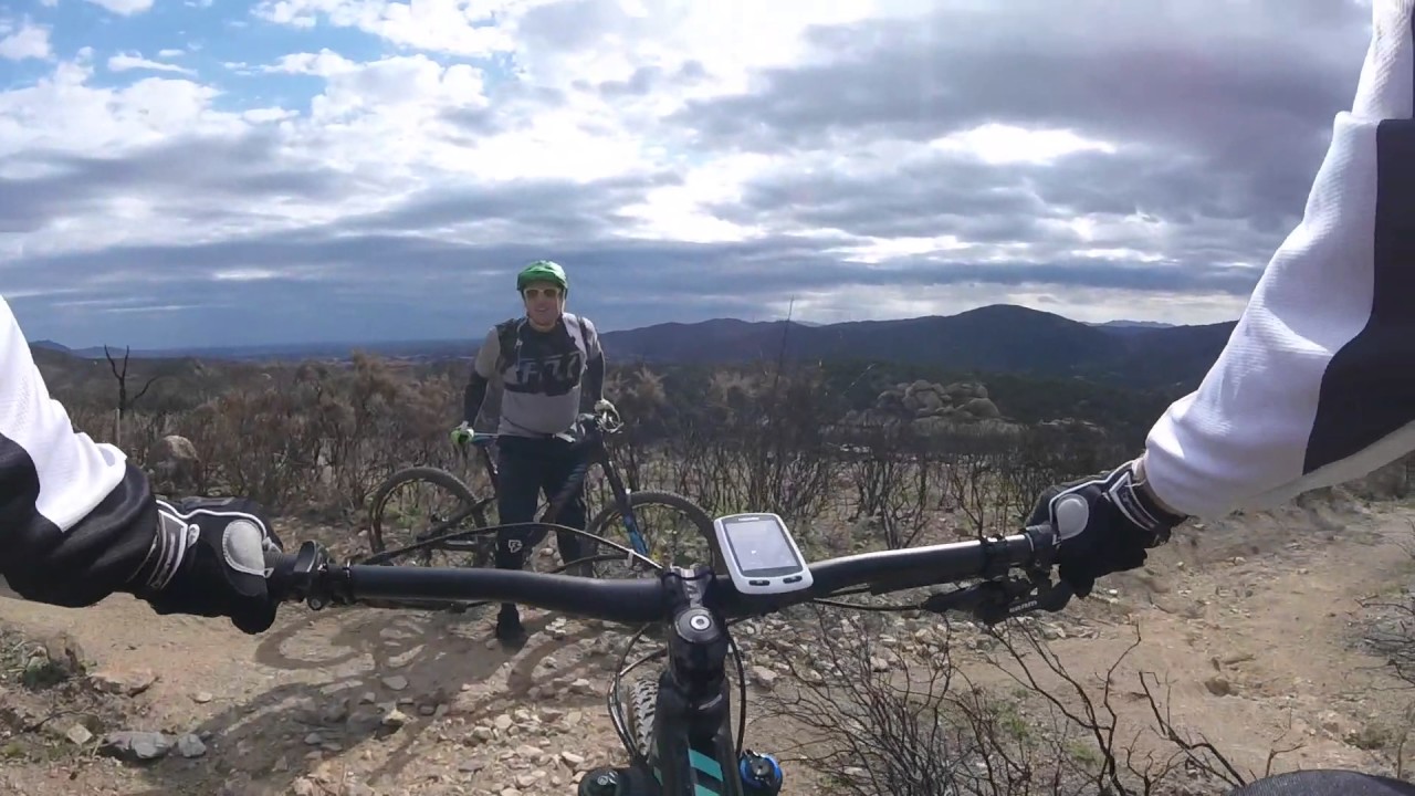 VTT Enduro Ille sur Têt 11 Trace rouge