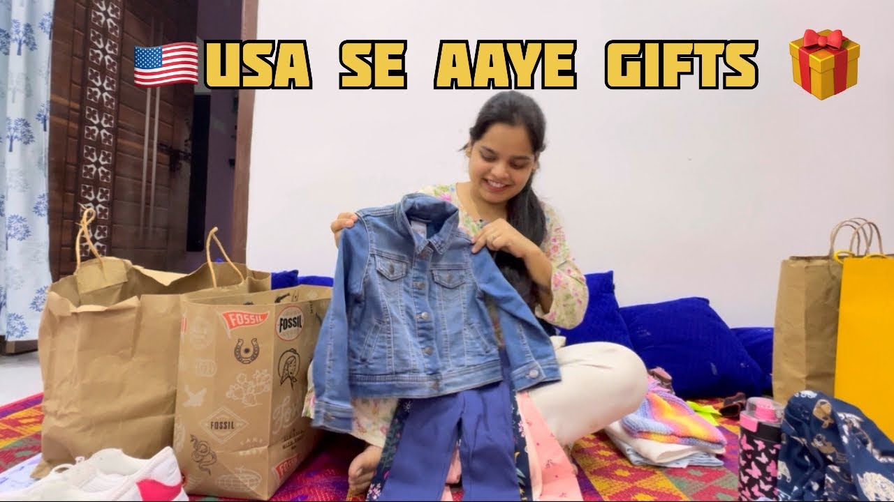 🇺🇸USA Se Aaye Gifts 🎁 | Thank You Maasi ❤️| 