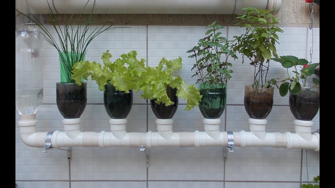 Como fazer uma Horta Vertical com Garrafas Pet, Irrigação Automática 2