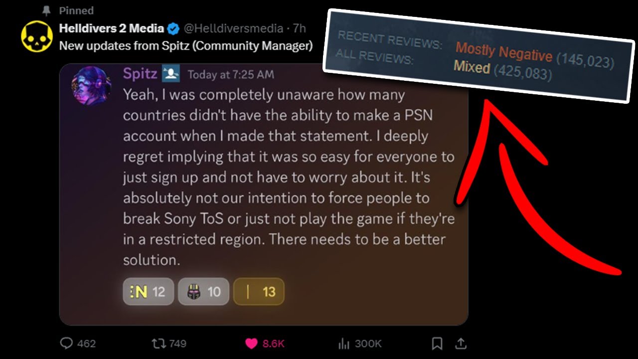 GET F***ED SONY. We’ve taken over Helldivers 2.