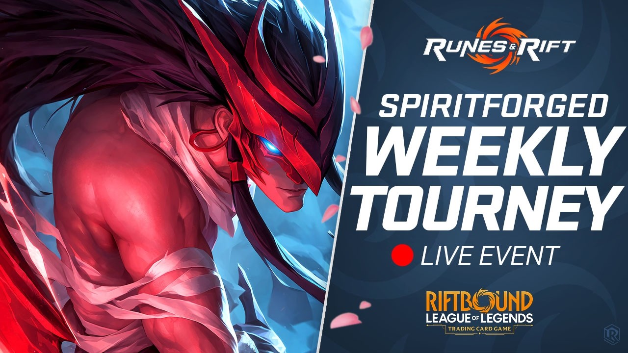 🔴 LIVE: Riftbound Weekly Tournament 10 | Spiritforged