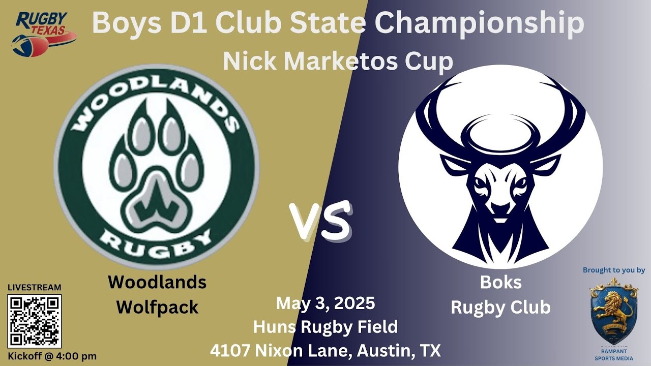 Rampant Replay - 2025 Rugby Texas Boys D1 Club Championship