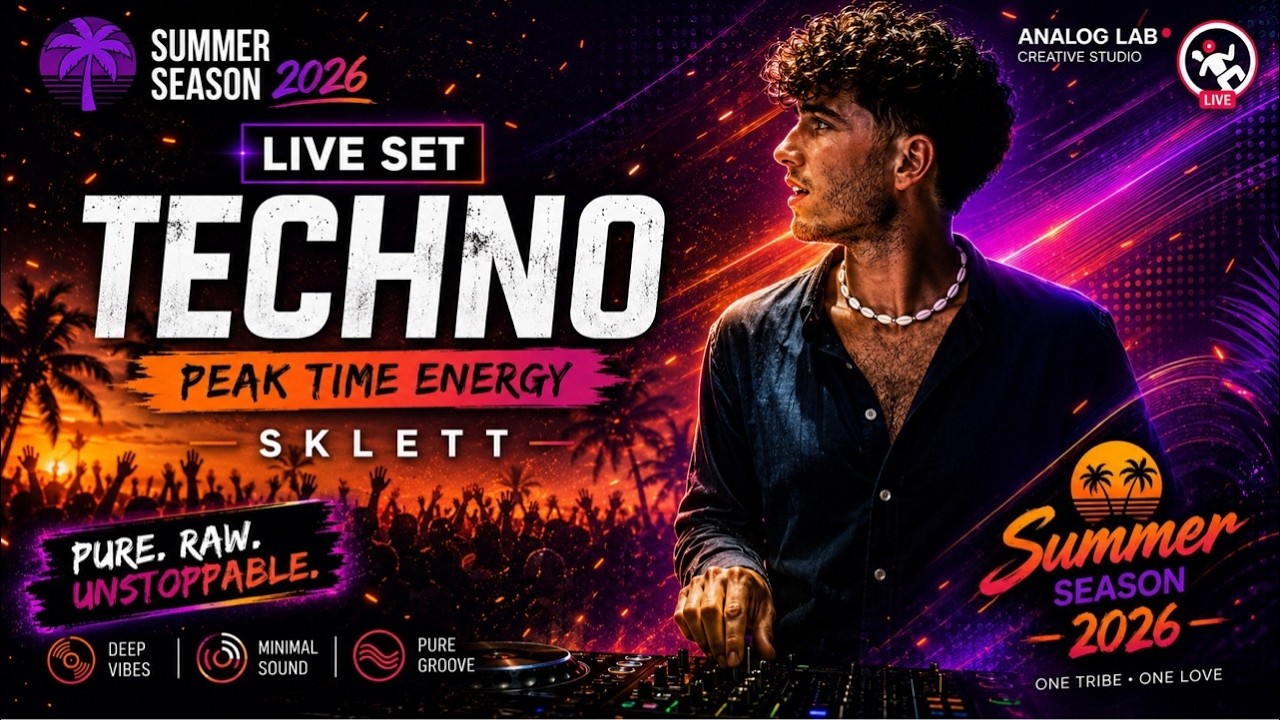 SKLETT Is Back! Peak Time Techno Energy for the Summer Season 2026 🔥