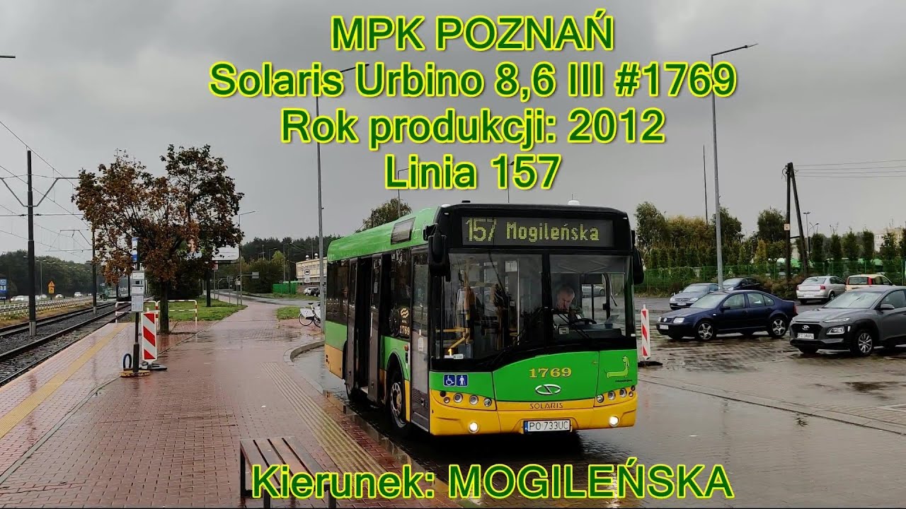 MPK Poznań - Linia 157, Solaris Urbino 8,6 III #1769