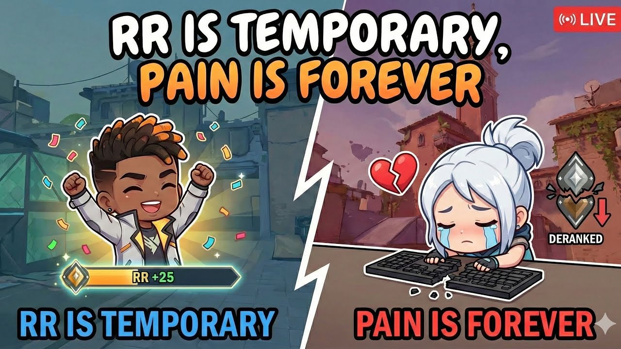 Valorant Stream - RR Is Temporary, Pain Is Forever | LIVE Stream (Vertical format)