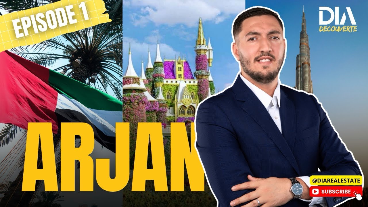 Visite du quartier ARJAN à Dubai - ÉPISODE 1 DIA DÉCOUVERTE