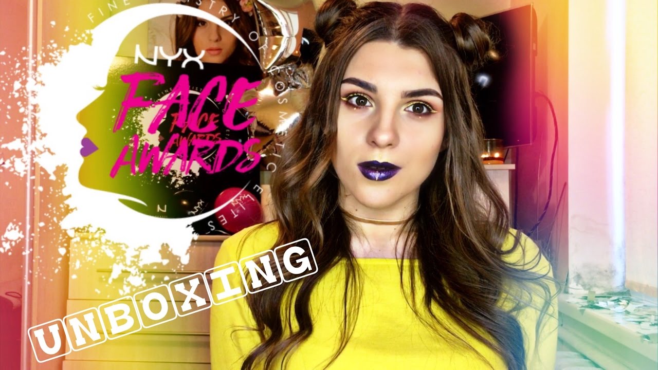 Распаковка посылки:NYX FACE AWARDS Ukraine TOP-15 UNBOXING