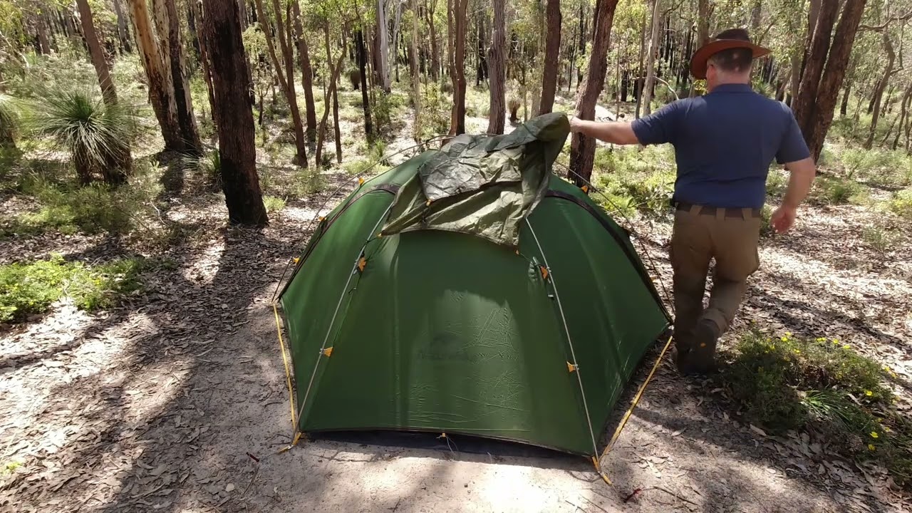 Putting up the Naturehike Cloud Peak 2 Person Tent for the first time