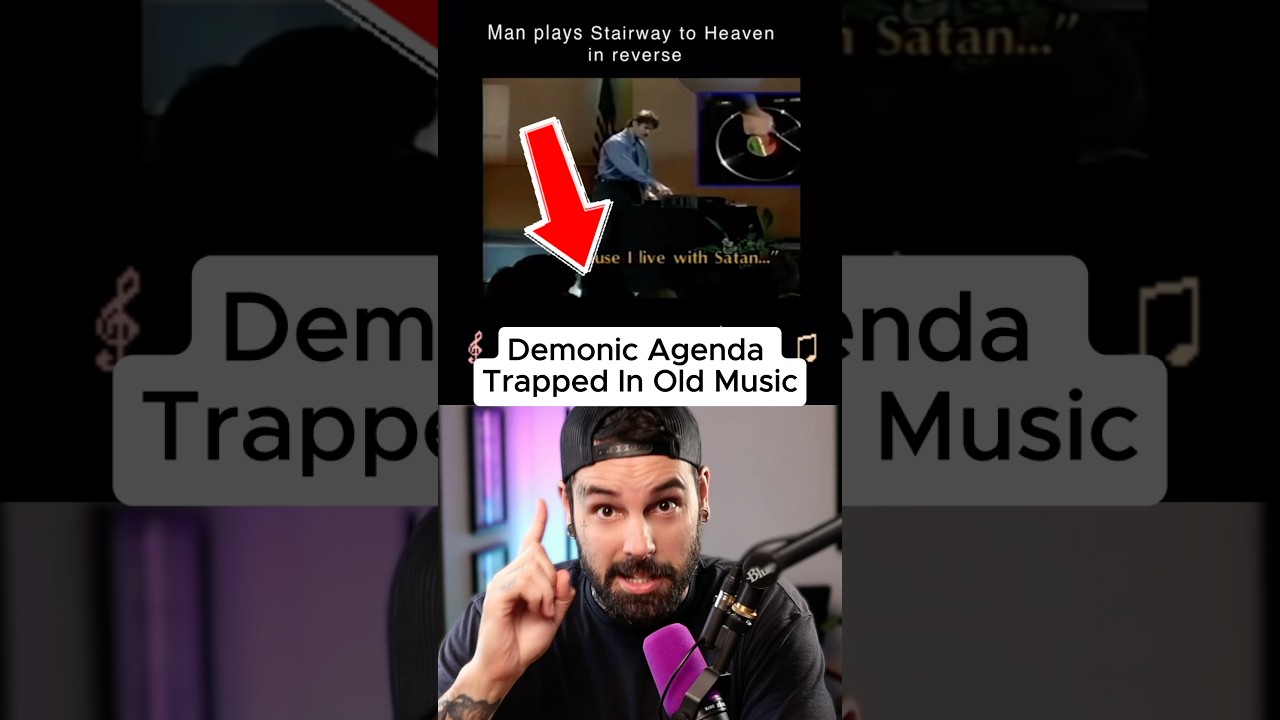 Demonic Message Plays In Reverse ⏮️ #shorts #faith #christian
