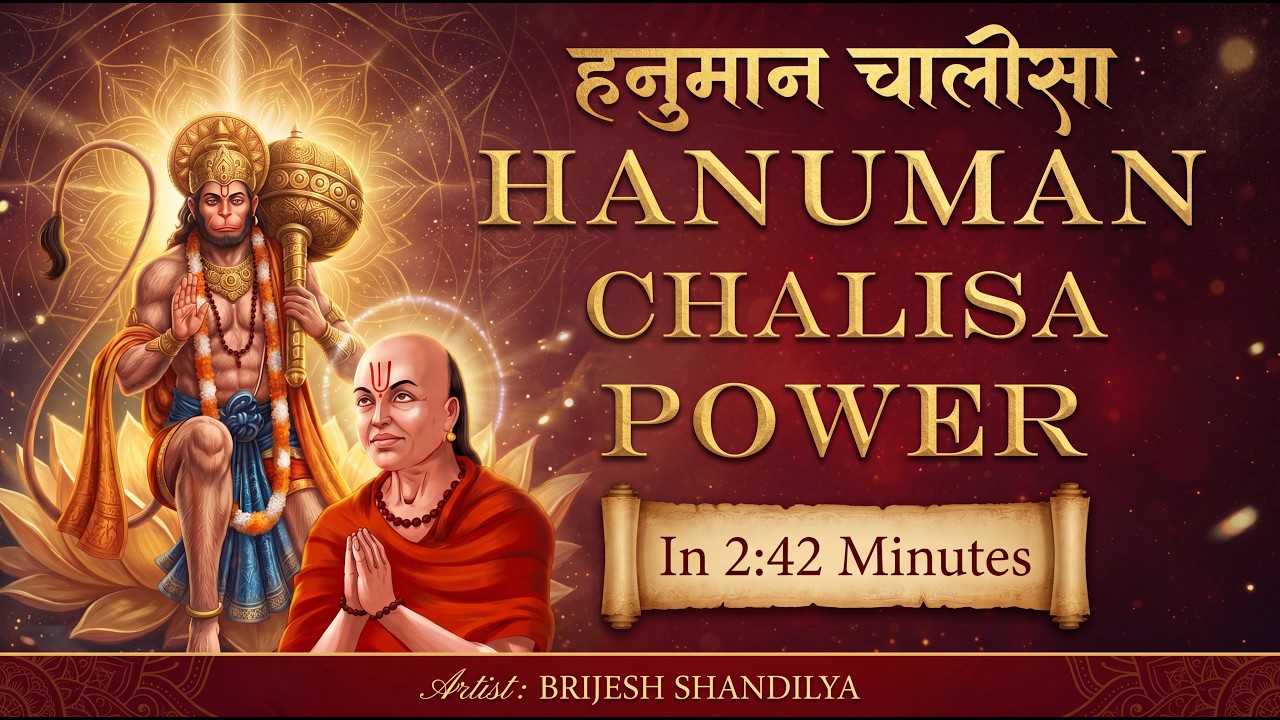 HANUMAN CHALISA POWER (2:42 Minutes) : हनुमान चालीसा MAHA SUPER FAST
