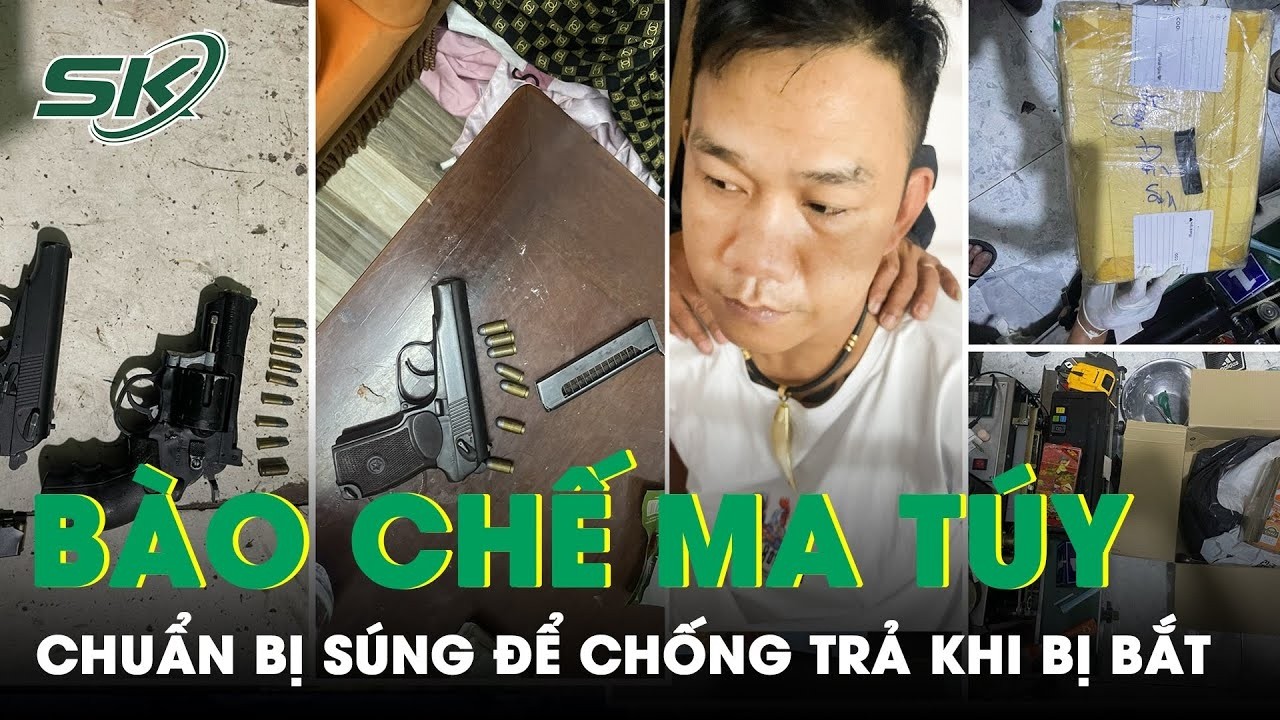 Đường Dây Bào Chế Ma Túy, Chuẩn Bị Súng Để Chống Trả Lực Lượng Chức Năng