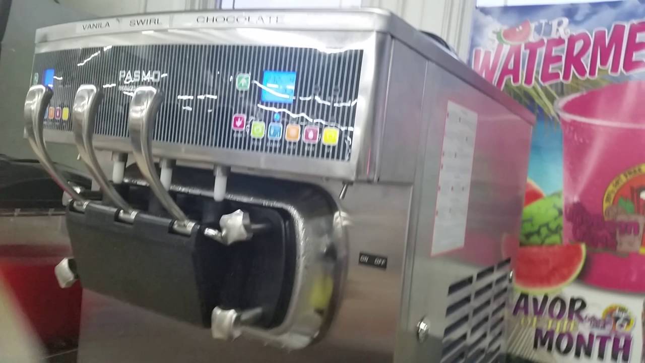 ONLY AT WWW.PASMOUS.COM  s230f table top frozen yogurt machine etl certification