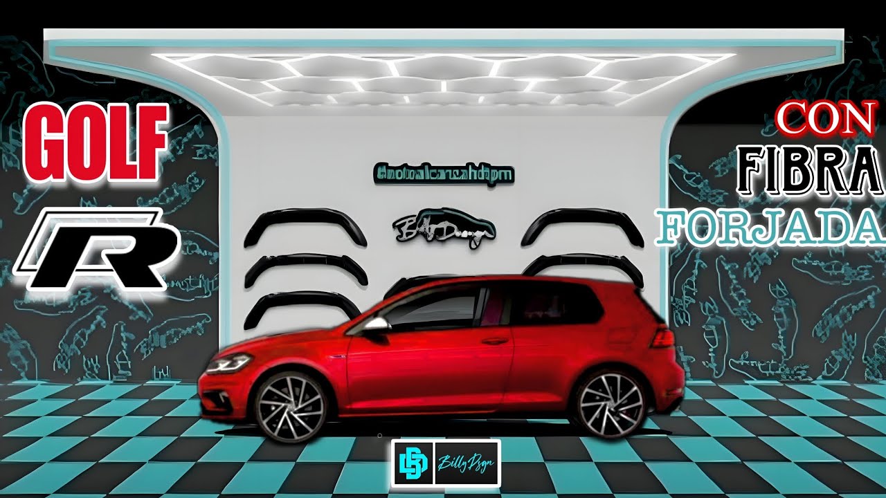 FIBRA FORJADA AL GOLF R //// BILLY DESIGN😎🤟🏻💯💯