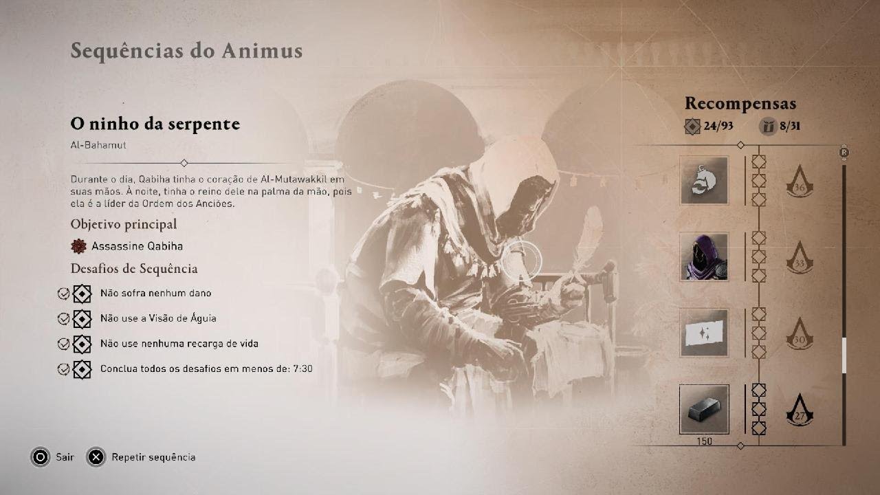 Assassin's Creed Mirage - Sequência do Animus - O ninho da Serpente (Fácil)