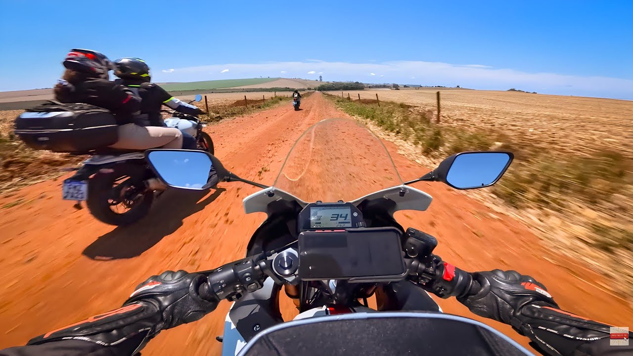 VIAGEM de MOTO até a PEDRA DO ÍNDIO - ESTRADA DE TERRA (pt.2) | Yamaha R3 [4K]