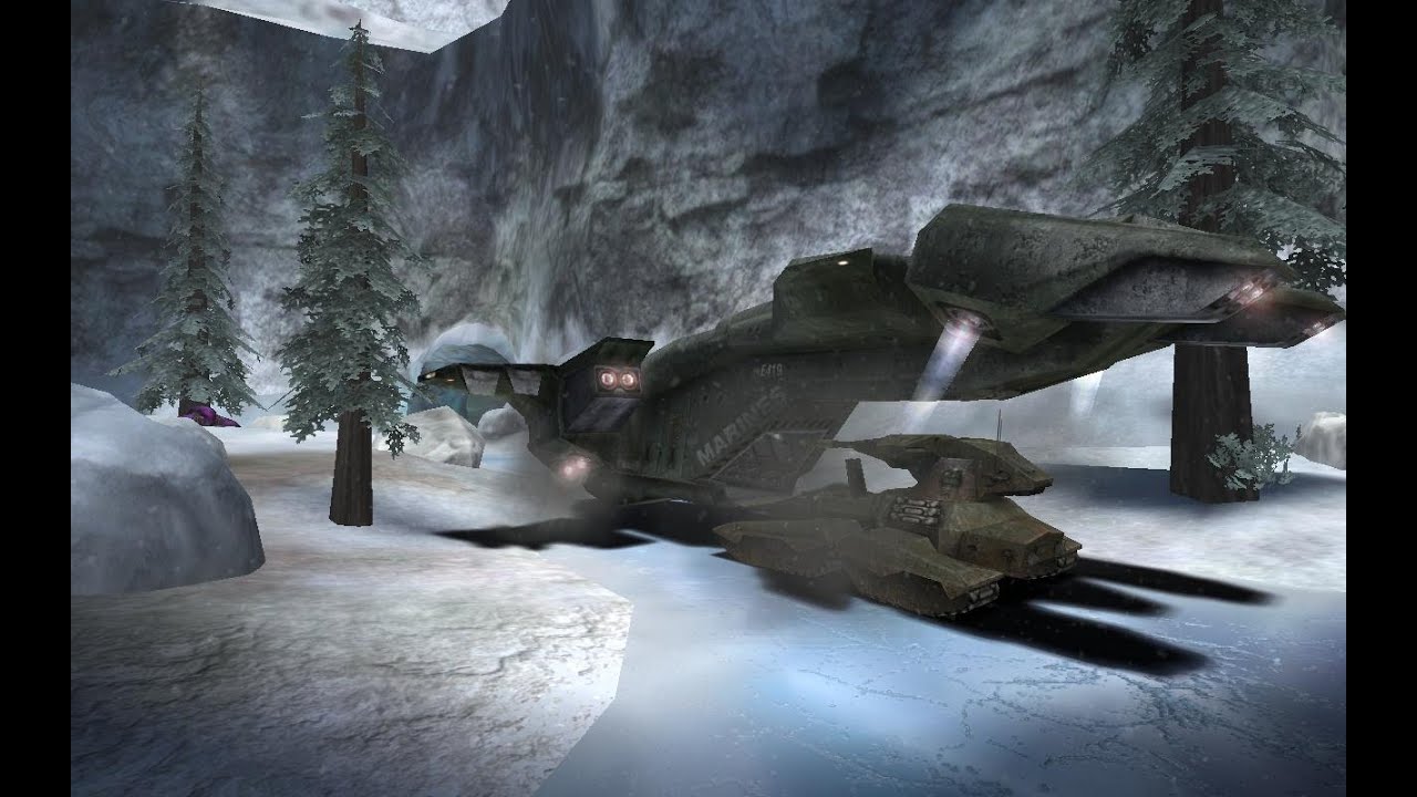 Halo CE: Quick Pelican Pick Up Scorpion Tank