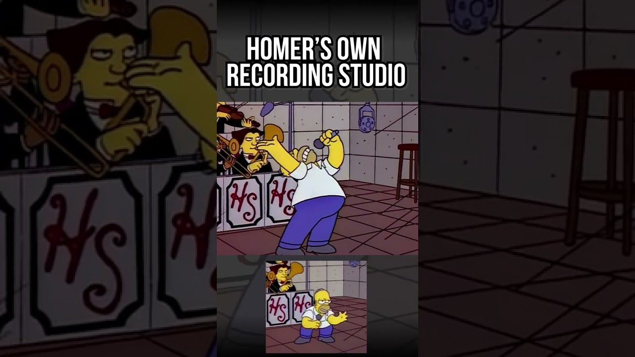 Homer's Recording Studio | Origin of the 'Lowmer' meme #Shorts