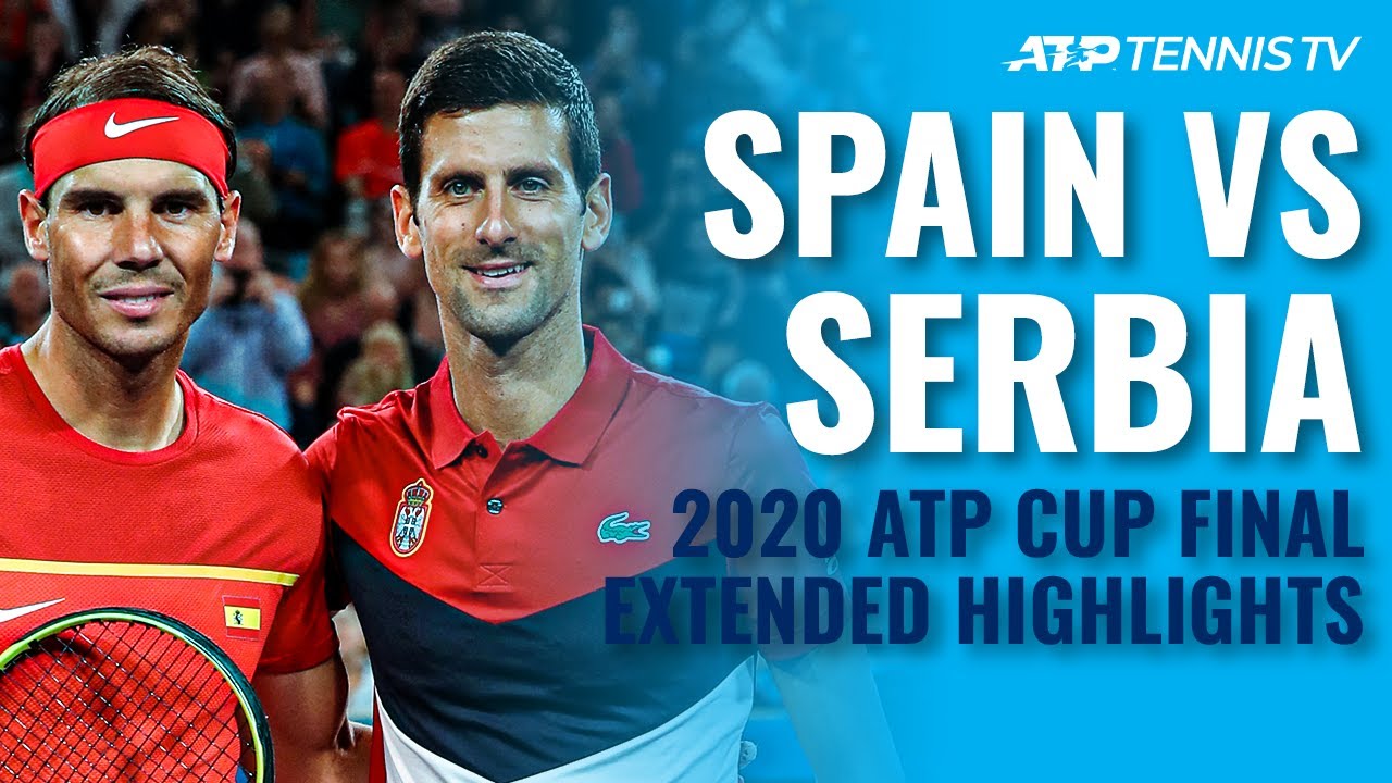 Nadal & Spain vs Djokovic & Serbia | ATP Cup 2020 Final: Extended Highlights