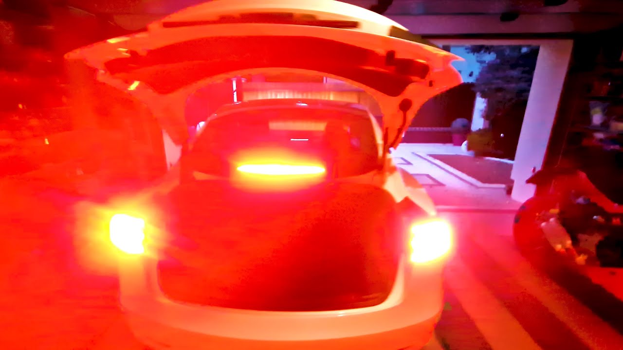 Tesla Model 3 Light Show - Auld Lang Syne in The City