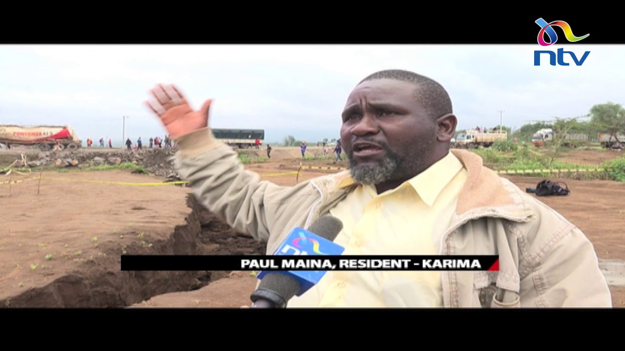 Mai Mahiu residents fear fault lines splitting the ground might occur again