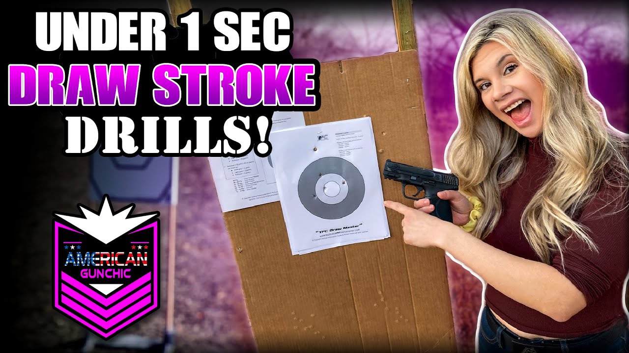 Quick Draw Drill!  1st Round in Under a Second!!!   TPC Draw Master!