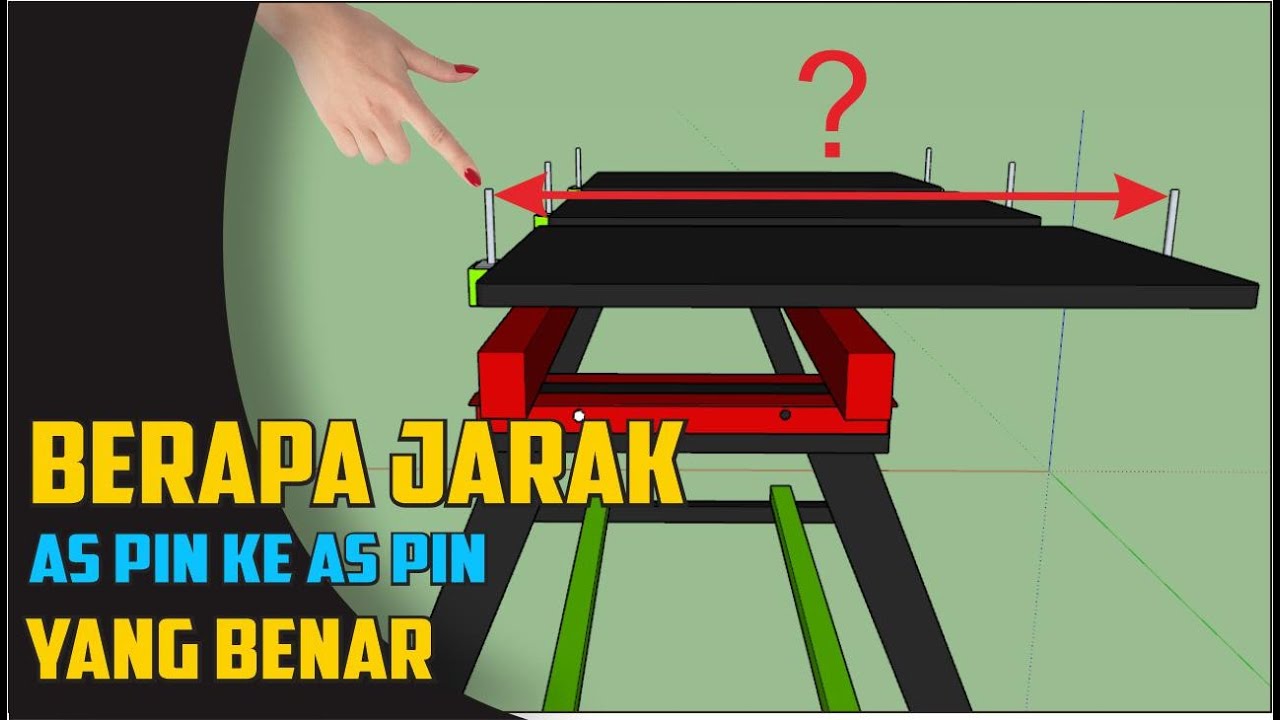 BERAPA JARAK AS PIN MEJA SABLON THAILAND YANG BENAR.