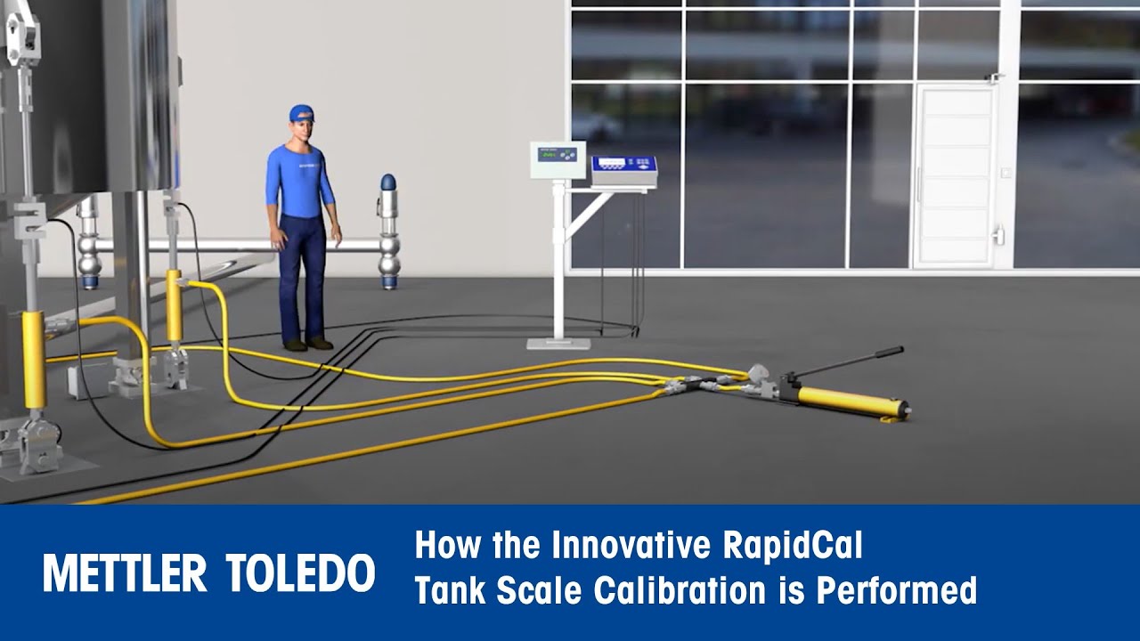 How the innovative RapidCalTM Tank Scale Calibration is performed - METTLER TOLEDO Industrial- en