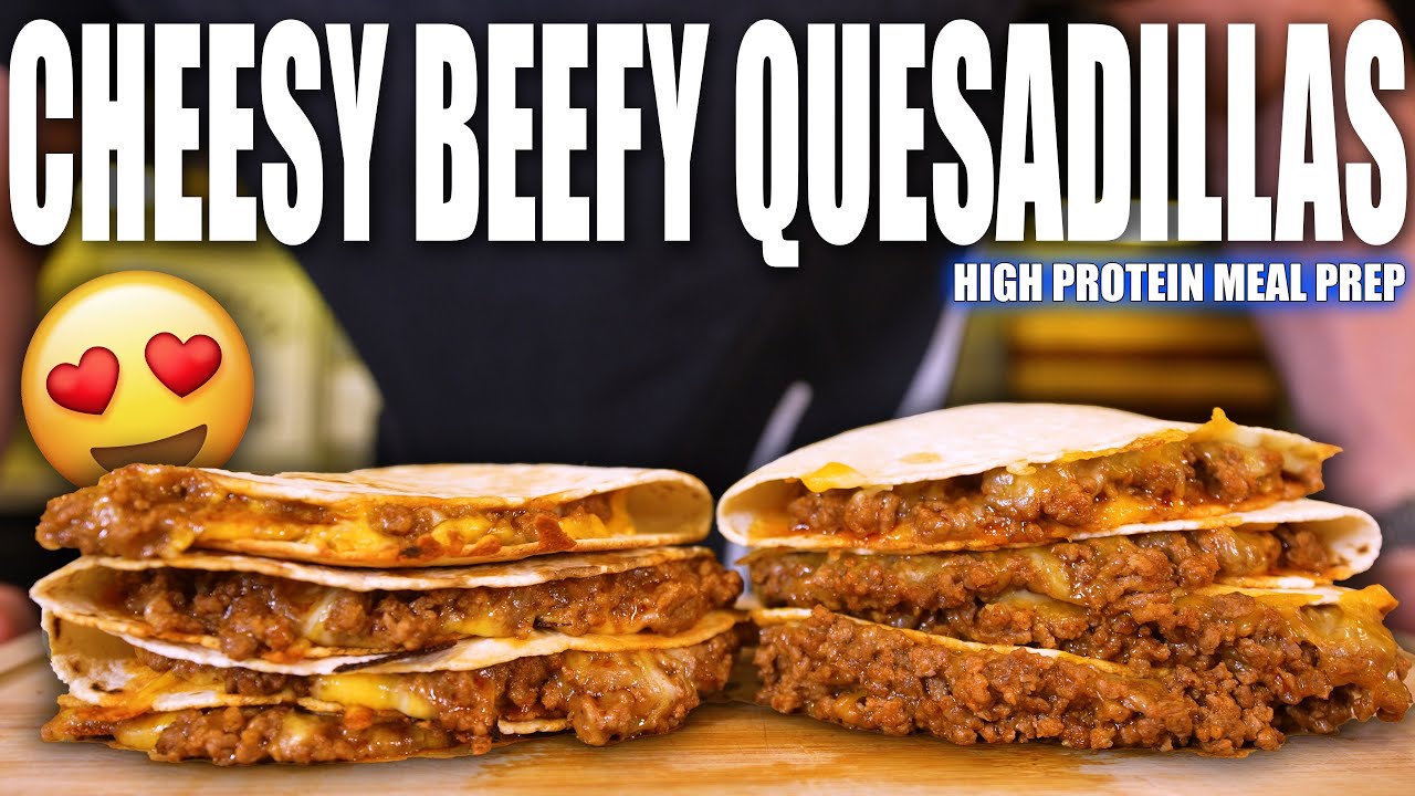 THESE MEAL PREP QUESADILLAS MAKE DIETING EASY! | High Protein & Low Carb