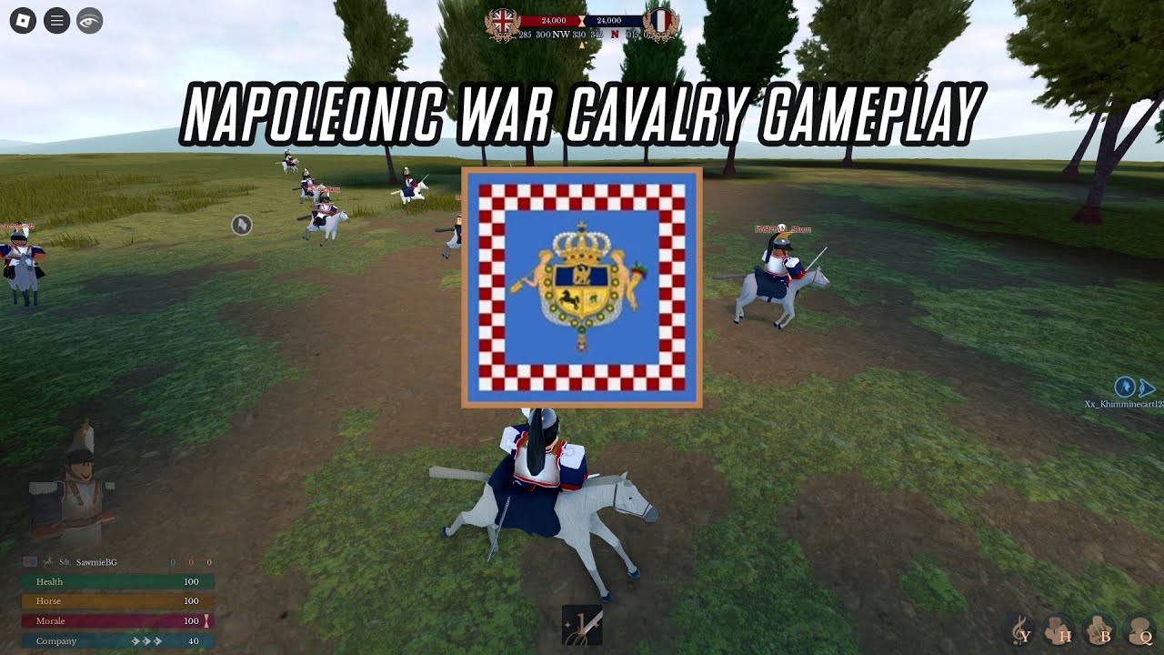 Roblox Napoleonic Wars | Cavalry Gameplay