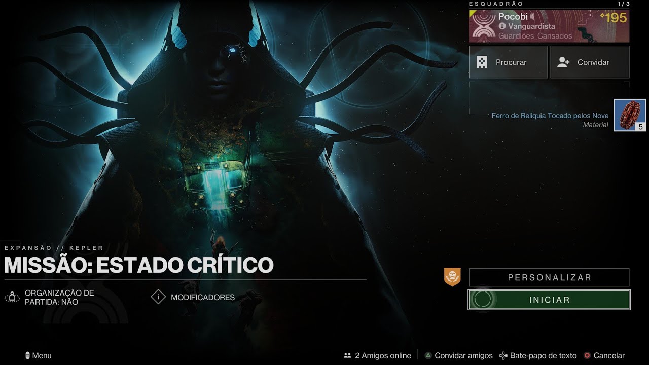 Destiny 2 Missão : Estado Crítico