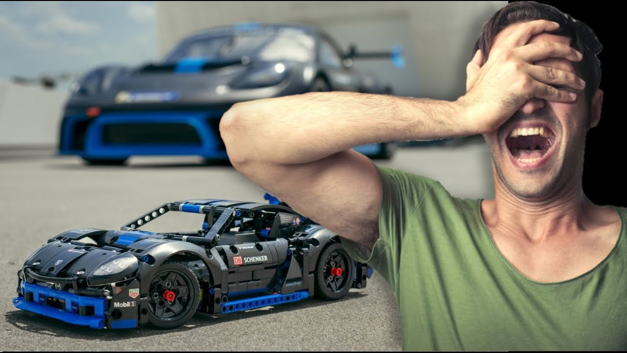 WORST RC CAR EVER! Lego Porsche GT4 RC Detailed Build. Kit 42176