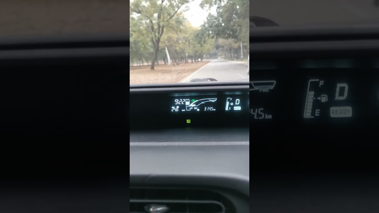 Toyota Aqua / Prius C Averaging 24.6 km/l || 57.8 MPG Fuel Consumption for 314 Kilometers || #shorts
