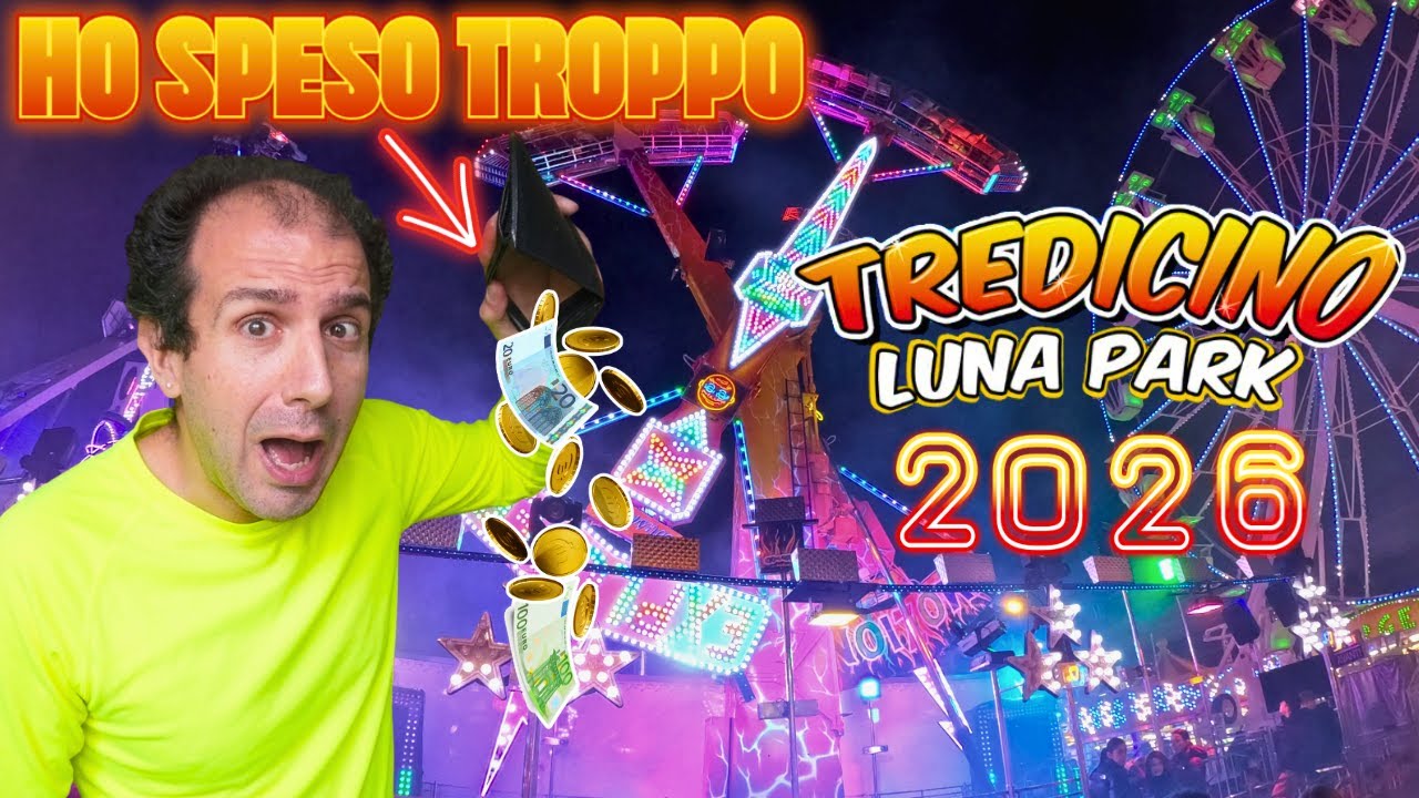LUNA PARK ARONA 2026 | STAVOLTA HO SPESO TROPPO 😱